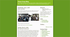 Desktop Screenshot of peacecorps.nathanntg.com
